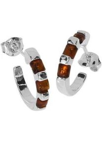 Paar Ohrstecker OSTSEE-SCHMUCK "- Suzette - Silber 925/000 - Bernstein" Gr. 16, silber (silber 925, silberfarben, wei&szlig;), Ohrringe, Damen, Silber 925 (Sterlingsilber)