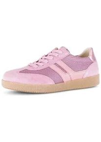 Sneaker Gabor "Sneaker low", Damen, Gr. 38,5, rosa, Schuhe Sneaker