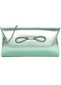 Clutch Tamaris "Clutch TAS Amalia Loop", Damen, Gr. B/H/T: 23cm x 13cm x 6cm 0, gr&uuml;n (pistachio 976), Polyurethan, Taschen