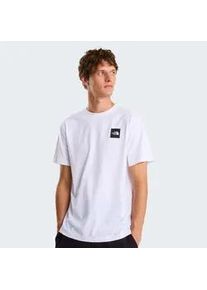 T-Shirt The North Face "M EVOLUTION BOX HALF DOME REGULAR SHORT SLEEVE TEE", Herren, Gr. L, tnf wei&szlig;, Obermaterial: 60% Baumwolle, 40% Polyester, normal, Rundhals, Shirts T-Shirt, normale Passform, Kurzarm, f&uuml;r Sportmode und Outdoormode