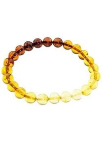 Armband OSTSEE-SCHMUCK "- Kugel 8 mm - Bernstein -" Gr. 19, bunt (mehrfarbig), Armb&auml;nder, Damen, Bernstein, Armband