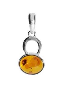 Kettenanh&auml;nger OSTSEE-SCHMUCK "- Hedda - Silber 925/000 - Bernstein" Gr. 24, silber (silber 925, silberfarben, wei&szlig;), Schmuckanh&auml;nger, Damen, Silber 925 (Sterlingsilber), Kettenanh&auml;nger