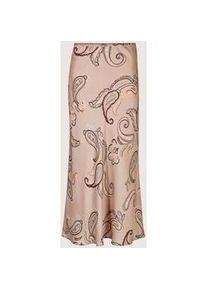 Madeleine Mode Midirock MADELEINE "Paisley-Rock Eleganter Look im Paisley-Design", Damen, Gr. 42, beige (mandel, multicolor), Obermaterial: 100% Viskose CV., R&ouml;cke