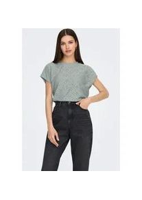 Kurzarmshirt Only "ONLSMILLA LIFE S/S TOP JRS NOOS", Damen, Gr. XL, abyss, Jersey, Obermaterial: 95% Polyester, 5% Elasthan, unifarben, regular fit normal, Rundhals, Shirts, regular fit, modisch, Single Jersey, Materialmix, Rundhals