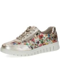 Sneaker Caprice "Caprice Sneaker Leder", Damen, Gr. 38, multicolor, Leder, Schuhe Sneaker