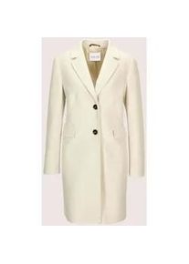 Madeleine Mode Langmantel MADELEINE "Trenchcoat Trenchcoat mit Reverskragen", Damen, Gr. 40, wei&szlig; (perlwei&szlig;), Obermaterial: 92% Polyester PES. 8% Viskose CV., Modern, normal, M&auml;ntel, Handstich an Revers und Patte