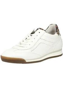 Sneaker Gabor "Gabor Sneaker Glattleder", Damen, Gr. 40, wei&szlig;, Glattleder, Schuhe Sneaker