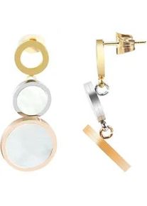 Adelia&acute;s Kette ohne Anh&auml;nger ADELIA ́S "Damen Halskette aus Edelstahl mit Perlmutt 43 cm", gold, Halsketten, Damen, 43cm, Edelstahl, Zum Verschenken &ndash; ideal zum Geburtstag