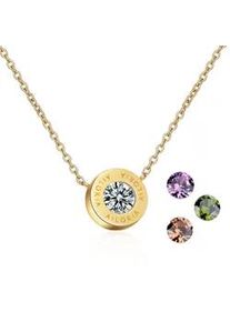 Edelstahlkette AILORIA "Halskette AGN&Egrave;S", Damen, gold, Halsketten Edelstahlkette