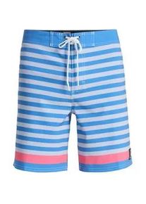 Boardshorts Quiksilver "Original Btz Stripe 18", Herren, Gr. 38(XXL), riviera biarritz stripe, Obermaterial: 92% Microfaser, 8% Elasthan;, Hosen