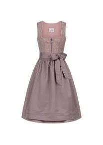 N&uuml;bler Dirndl N&Uuml;BLER "Midi Dirndl Georgina", Damen, Gr. 42, EURO, lila, Obermaterial: 100% Viskose CV., Kleider