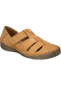 Slipper Josef Seibel "Fergey 59, orange", Damen, Gr. 41, orange, Obermaterial: 100% Rindsleder Leather cow., Schuhe Slipper