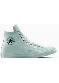 Sneaker Converse "CHUCK TAYLOR ALL STAR", Herren, Gr. 44, mountain teal, schwarz, mountain teal, Leder, Schuhe Sneaker, wasserabweisend