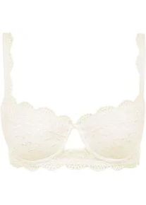 Dirndl-BH Nina von C. "Balconnet Dirndl BH Silver Edition", Damen, Gr. 75, Cup C, beige (champagner), Obermaterial: 86% Polyamid PA. 14% Elasthan EL., BHs Dirndl-BH