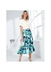 Spitzenshirt Classic Basics "Kurzarm-Shirt", Damen, Gr. 40, ecru, 100% Baumwolle, unifarben, V-Ausschnitt, Shirts