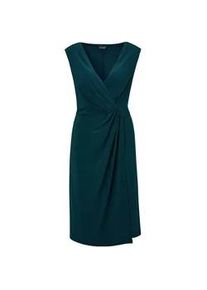 Abendkleid GOLDNER "Kurzgr&ouml;&szlig;e Kleid", Damen, Gr. 23, K-Gr, gr&uuml;n (smaragdgr&uuml;n), Obermaterial: 95% Polyester PES. 5% Elasthan EL., festlich, Ohne Arm, Kleider Abendkleid, Falten