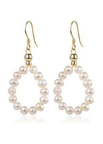 Perlenohrringe AILORIA "Ohrringe SHIOMI", wei&szlig;, Ohrringe, Damen, Silber 925 (Sterlingsilber)