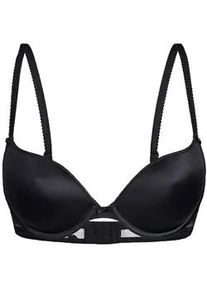 Sassa Mode Push-up-BH SASSA "Push Up BH DOTTED MESH", Damen, Gr. 75, Cup A, schwarz, Obermaterial: 83% Polyamid PA. 17% Elasthan EL., BHs Push-up-BH