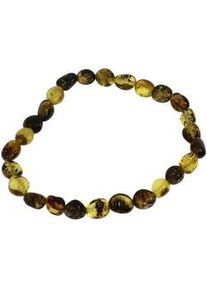 Armband OSTSEE-SCHMUCK "- Mila - Bernstein -" Gr. 19, gr&uuml;n (gr&uuml;n, bernsteinfarben), Armb&auml;nder, Damen, Bernstein, Armband