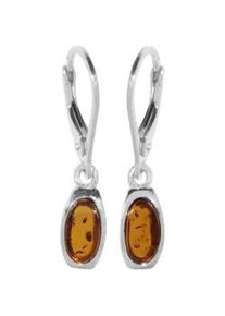 Paar Ohrh&auml;nger OSTSEE-SCHMUCK "- Tinta - Silber 925/000 - Bernstein" Gr. 27, silber (silber 925, silberfarben, wei&szlig;), Ohrringe, Damen, Silber 925 (Sterlingsilber)