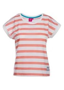 T-Shirt SALZHAUT "Shirt KAUKJE", Damen, Gr. L, beige (beige coral), Obermaterial: 50% Baumwolle CO. 50% Polyester PES., Shirts T-Shirt