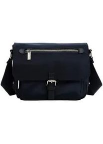 Umh&auml;ngetasche Tamaris "Umh&auml;ngetasche TAS Khiria", Damen, Gr. B/H/T: 24cm x 17cm x 11cm 0, blau (blau 500), Polyester, Taschen Umh&auml;ngetasche