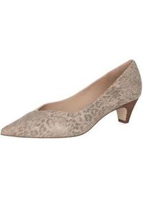 Pumps Peter Kaiser "Peter Kaiser Pumps Leder", Damen, Gr. 37, leopard, Leder, Schuhe Pumps