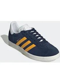 Sneaker Adidas ORIGINALS "GAZELLE", Herren, Gr. 38, blau (night indigo, crew gelb, core wei&szlig;), Leder, Synthetik, Schuhe Sneaker