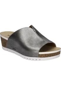 Sandale Josef Seibel "Quinn 01, platin", Damen, Gr. 38, grau (platin), Obermaterial: 100% Rindsleder Leather cow., Schuhe Sandale