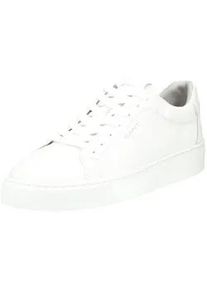 Sneaker Gant "Gant Sneaker Leder", Herren, Gr. 48, wei&szlig;, Leder, Schuhe Sneaker