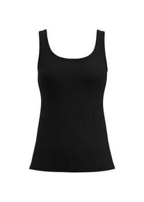 Unterhemd Calida "Unterhemd Top ohne Arm Essential Cotton 1er Pack", Damen, Gr. 48-50, N-Gr, schwarz, Obermaterial: 95% Baumwolle CO. 5% Elasthan EL., Unterhemden Unterhemd