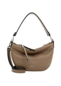 Beuteltasche SURI FREY "Beutel SFY Abbey", Damen, Gr. B/H/T: 30cm x 19cm x 11cm 0, grau (taupe 900), Polyurethan, Taschen Beuteltasche