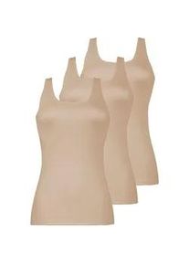 Achselhemd Nina von C. "3er Pack Damen Achselhemd Daily", Damen, Gr. 40, N-Gr, beige (nude), Obermaterial: 100% Baumwolle CO., Unterhemden