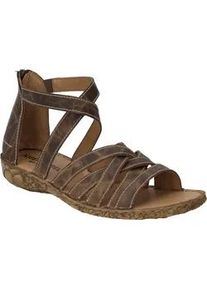 Sandale Josef Seibel "Rosalie 53, brandy", Damen, Gr. 37, braun (brandy), Obermaterial: 100% Rindsleder Leather cow., Schuhe Sandale
