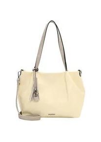 Emily & Noah Shopper EMILY & NOAH "Shopper E&N Elke", Damen, Gr. B/H/T: 39cm x 26cm x 14cm 0, gelb (lightgelb 431), Polyurethan, Taschen Shopper