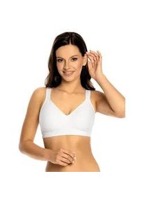 Minimizer-BH Viania "Minimizer Soft-BH Basic", Damen, Gr. 85, Cup B, wei&szlig;, Stoff, Obermaterial: 85% Polyester PES. 13% Polyamid PA. 2% Elasthan EL., BHs Minimizer-BH