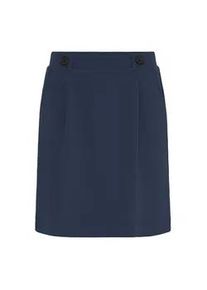 Minirock oxmo "Minirock BMMTAYRA SKIRT", Damen, Gr. XL, blau (navy blazer), Obermaterial: 95% Polyester PES. 5% Elasthan EL., R&ouml;cke Minirock