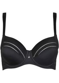 B&uuml;gel-BH LISCA "B&uuml;gel BH Alegra", Damen, Gr. 105, Cup D, schwarz, T&uuml;ll, Obermaterial: 83% Polyamid PA. 17% Elasthan EL., BHs B&uuml;gel-BH