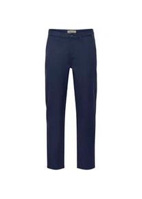 Chinohose Blend "Chinohose BHMORGAN wovenpant", Herren, Gr. 36, L&auml;nge 32, blau (marineblaus), Obermaterial: 98% Baumwolle CO. 2% Elasthan EL., Hosen Chinohose