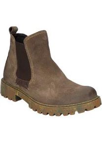 Stiefelette Josef Seibel "Marta 03, taupe-kombi", Damen, Gr. 45, grau (taupe, kombi), Obermaterial: 100% Rindsleder Leather cow., Schuhe Stiefelette