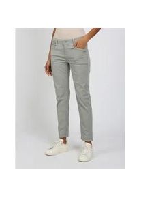5-Pocket-Hose Gang "94AMELIE CROPPED", Damen, Gr. 29, N-Gr, gr&uuml;n tea, Web, Obermaterial: 97% Baumwolle, 3% Elasthan, unifarben, kn&ouml;chelfrei, Hosen 5-Pocket-Hose, im Relaxed Fit