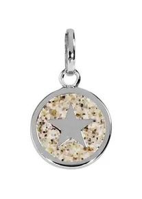 Kettenanh&auml;nger DUR "- Traum - Strandsand - Silber 925/000 -" Gr. 16, silber (silber 925, silberfarben, wei&szlig;), Schmuckanh&auml;nger, Damen, Silber 925 (Sterlingsilber), Kettenanh&auml;nger