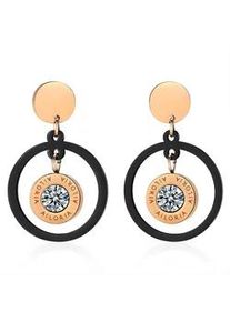 Paar Ohrh&auml;nger AILORIA "Ohrringe AUDREY", gold (ros&eacute;gold), Ohrringe, Damen, Edelstahl