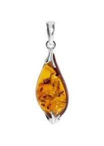 Kettenanh&auml;nger OSTSEE-SCHMUCK "- Stella - Silber 925/000 - Bernstein" Gr. 35, silber (silber 925, silberfarben, wei&szlig;), Schmuckanh&auml;nger, Damen, Silber 925 (Sterlingsilber), Kettenanh&auml;nger