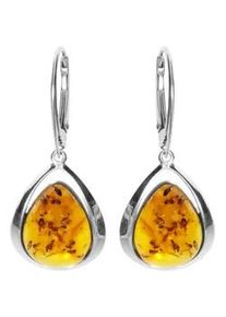 Paar Ohrh&auml;nger OSTSEE-SCHMUCK "- Angelina - Silber 925/000 - Bernstein" Gr. 35, silber (silber 925, silberfarben, wei&szlig;), Ohrringe, Damen, Silber 925 (Sterlingsilber)