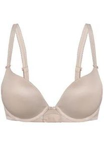 Sassa Mode Push-up-BH SASSA "Push Up BH DOTTED MESH", Damen, Gr. 90, Cup C, beige (nude), Obermaterial: 83% Polyamid PA. 17% Elasthan EL., BHs Push-up-BH