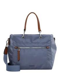 Emily & Noah Shopper EMILY & NOAH "Shopper E&N Esther", Damen, Gr. B/H/T: 31cm x 28cm x 14cm 0, blau (crystal blau 536), Polyester, Taschen Shopper