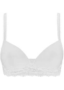 T-Shirt-BH Nina von C. "Soft BH mit Schale Romance", Damen, Gr. 80, Cup C, wei&szlig;, Obermaterial: 95% Modal CMD. 5% Elasthan EL., BHs T-Shirt-BH