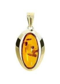 Kettenanh&auml;nger OSTSEE-SCHMUCK "- Frieda - Gold 333/000 - Bernstein" Gr. 48, gold (gold 333, goldfarben, gelb), Schmuckanh&auml;nger, Damen, Gelbgold 333, Kettenanh&auml;nger