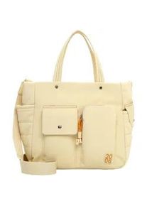 Emily & Noah Shopper EMILY & NOAH "Shopper E&N Joeline", Damen, Gr. B/H/T: 38cm x 28cm x 13cm 0, gelb (lightgelb 431), Polyurethan, Taschen Shopper